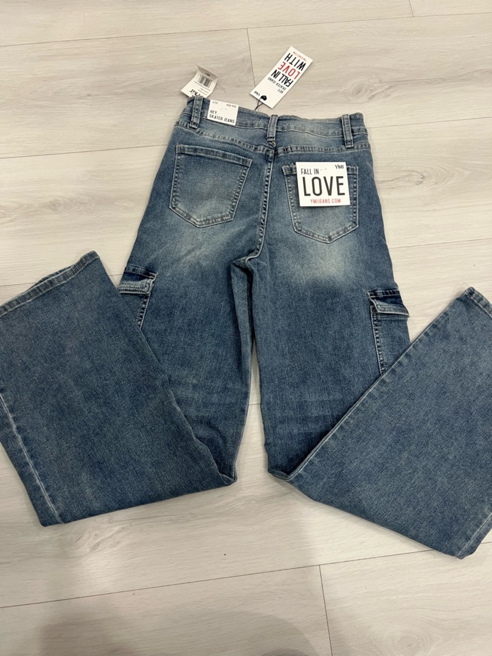 YMI Skater High-Rise Blue Denim Jeans